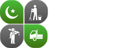 Pakistan facilities management logo white