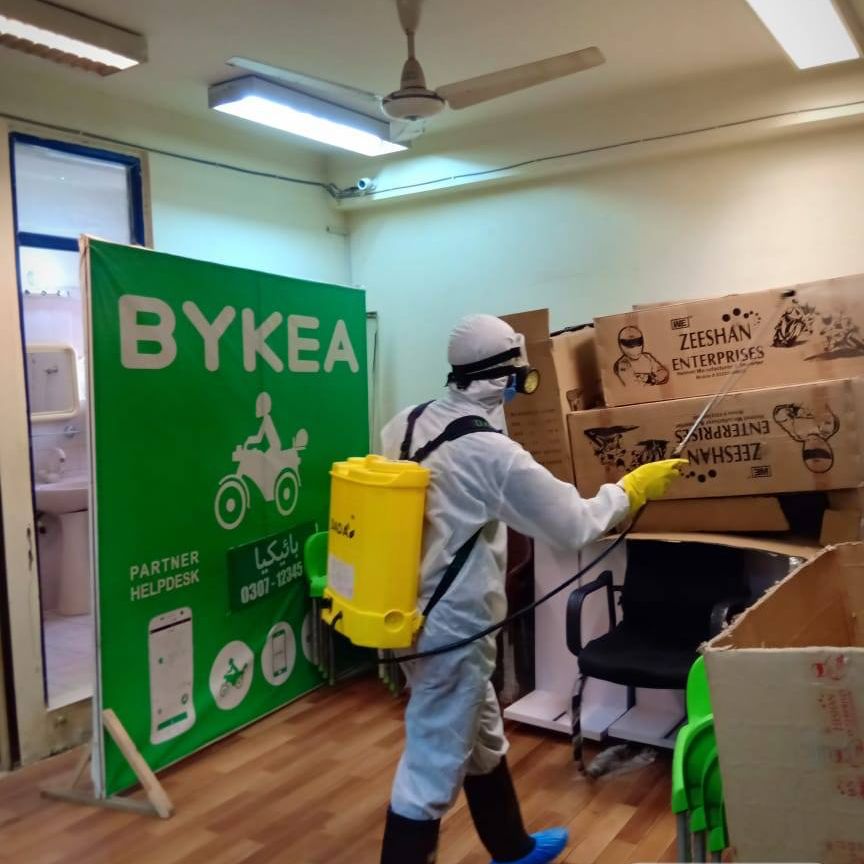 Disinfecting service - Bykea